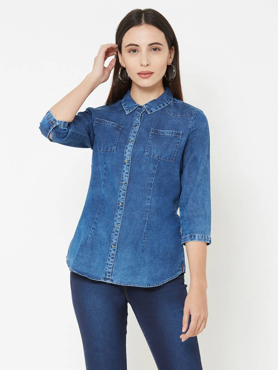Women Dark Blue Top - Image 2