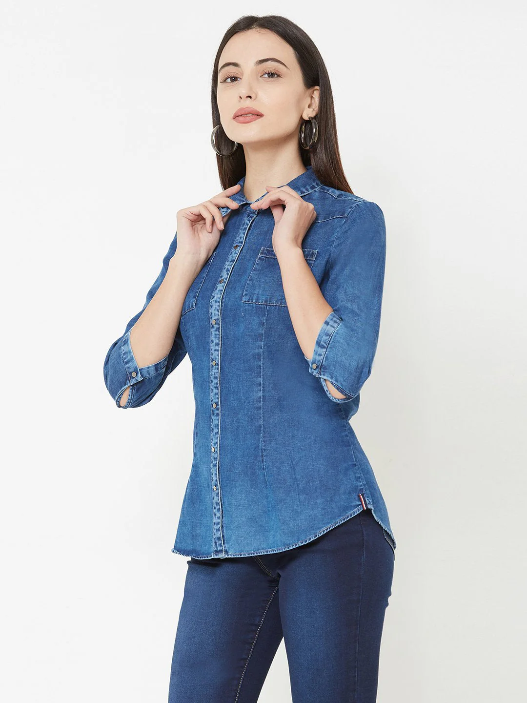 Women Dark Blue Top - Image 4