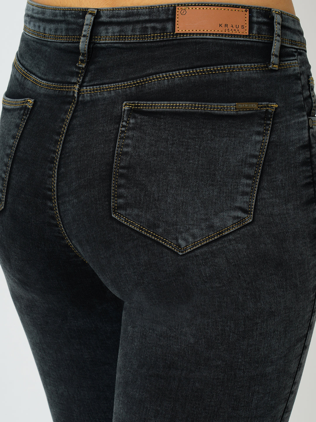 Women Dark Grey Mid-Rise Skinny Jeans - Image 5
