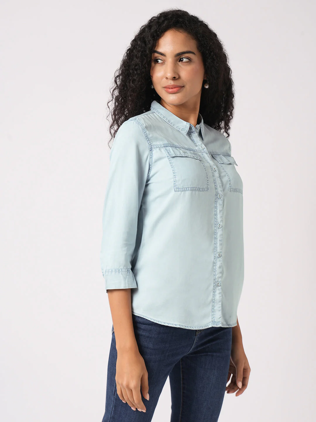 Women Denim Shirt - Image 5