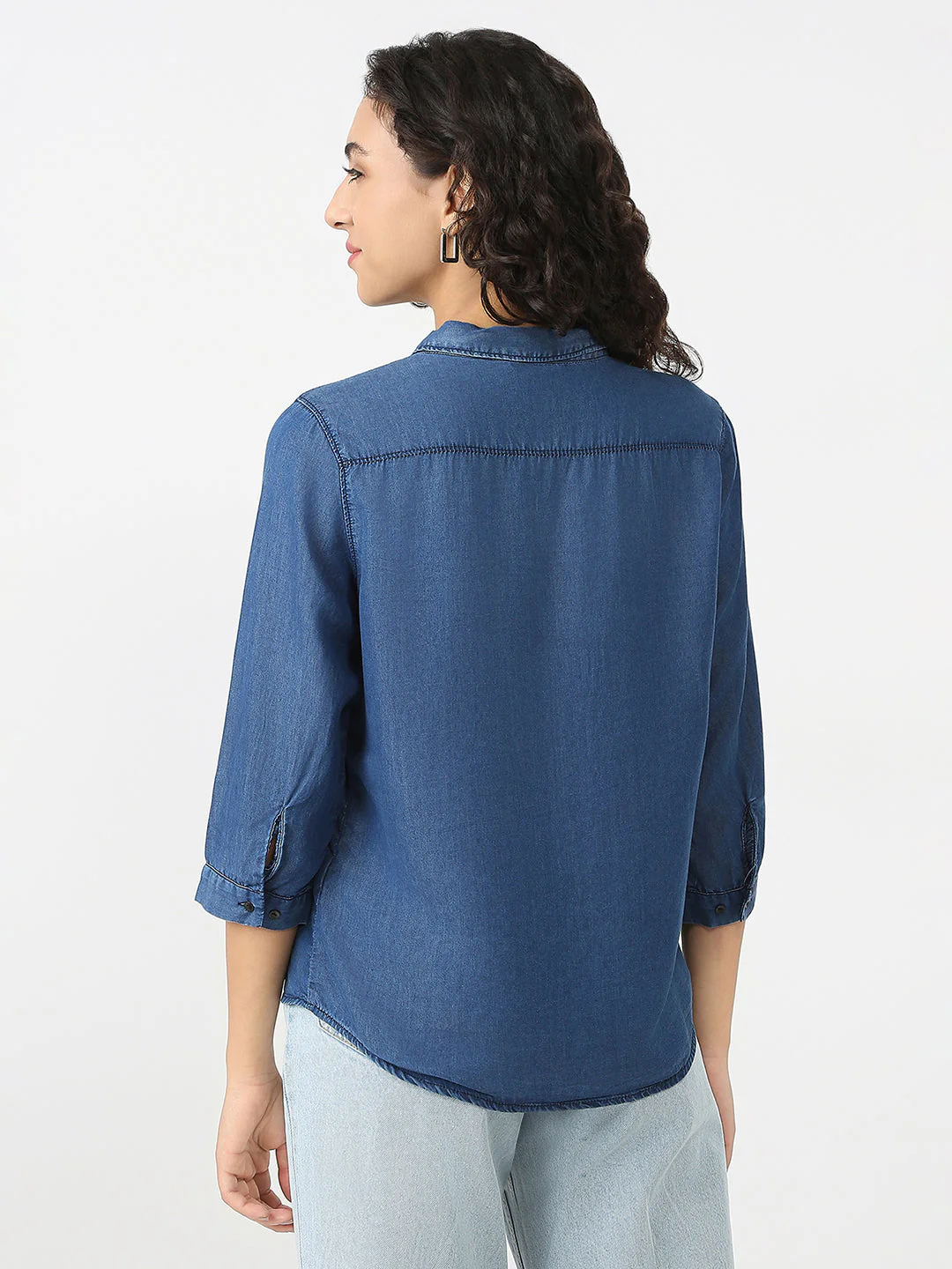 Women Denim Shirt - Image 3