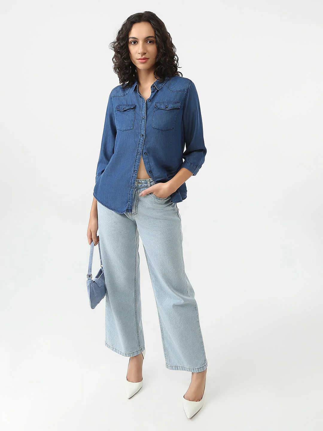 Women Denim Shirt - Image 4