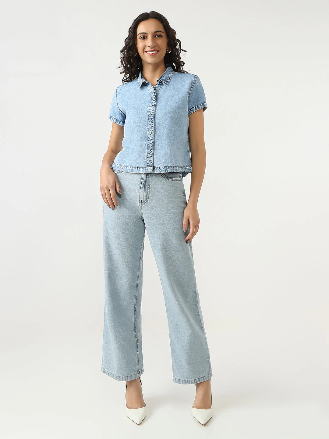 Women Denim Shirt - Image 3