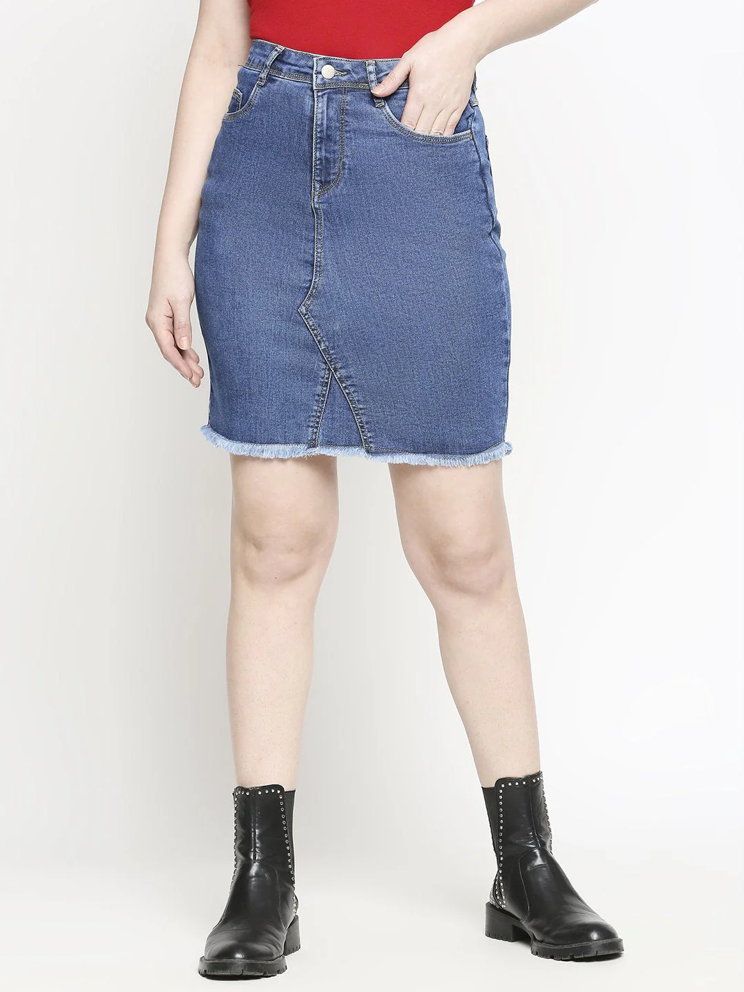 Women Denim Skirt - Image 2