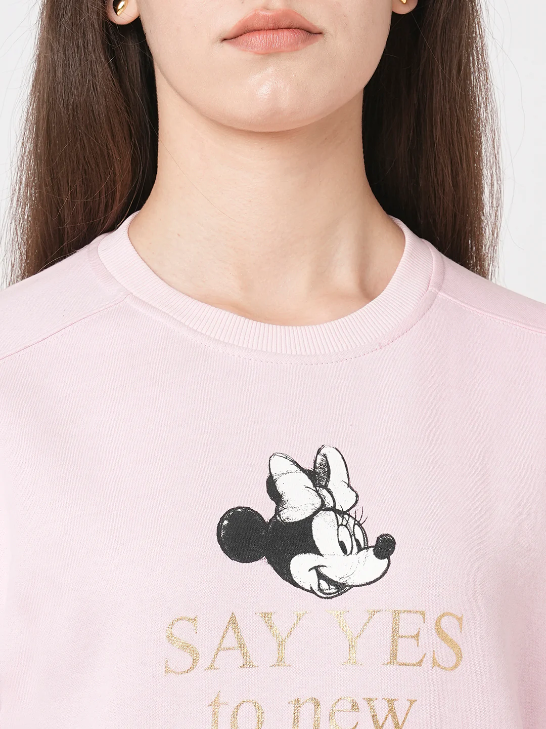 Women Dusty Pink Sweatshirt - Image 4