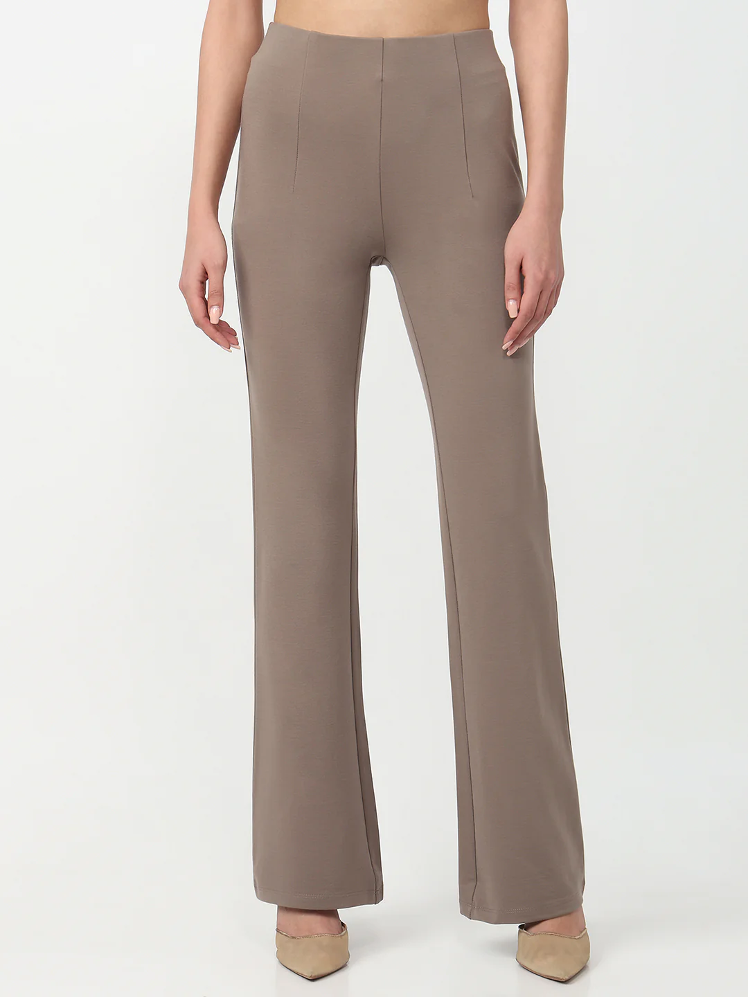 Women E Fawn High-Rise Flare Treggings - Image 2