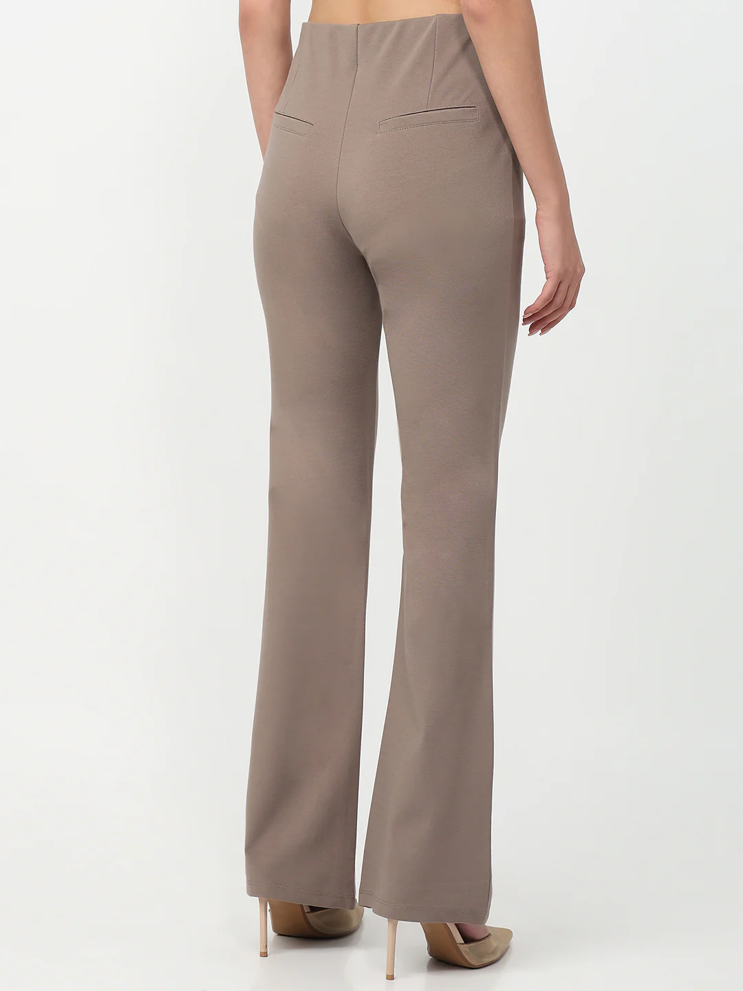 Women E Fawn High-Rise Flare Treggings - Image 3