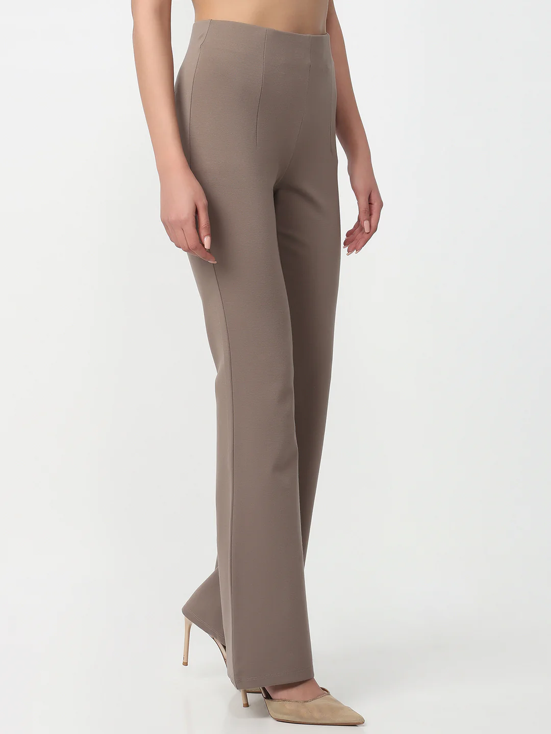 Women E Fawn High-Rise Flare Treggings - Image 6