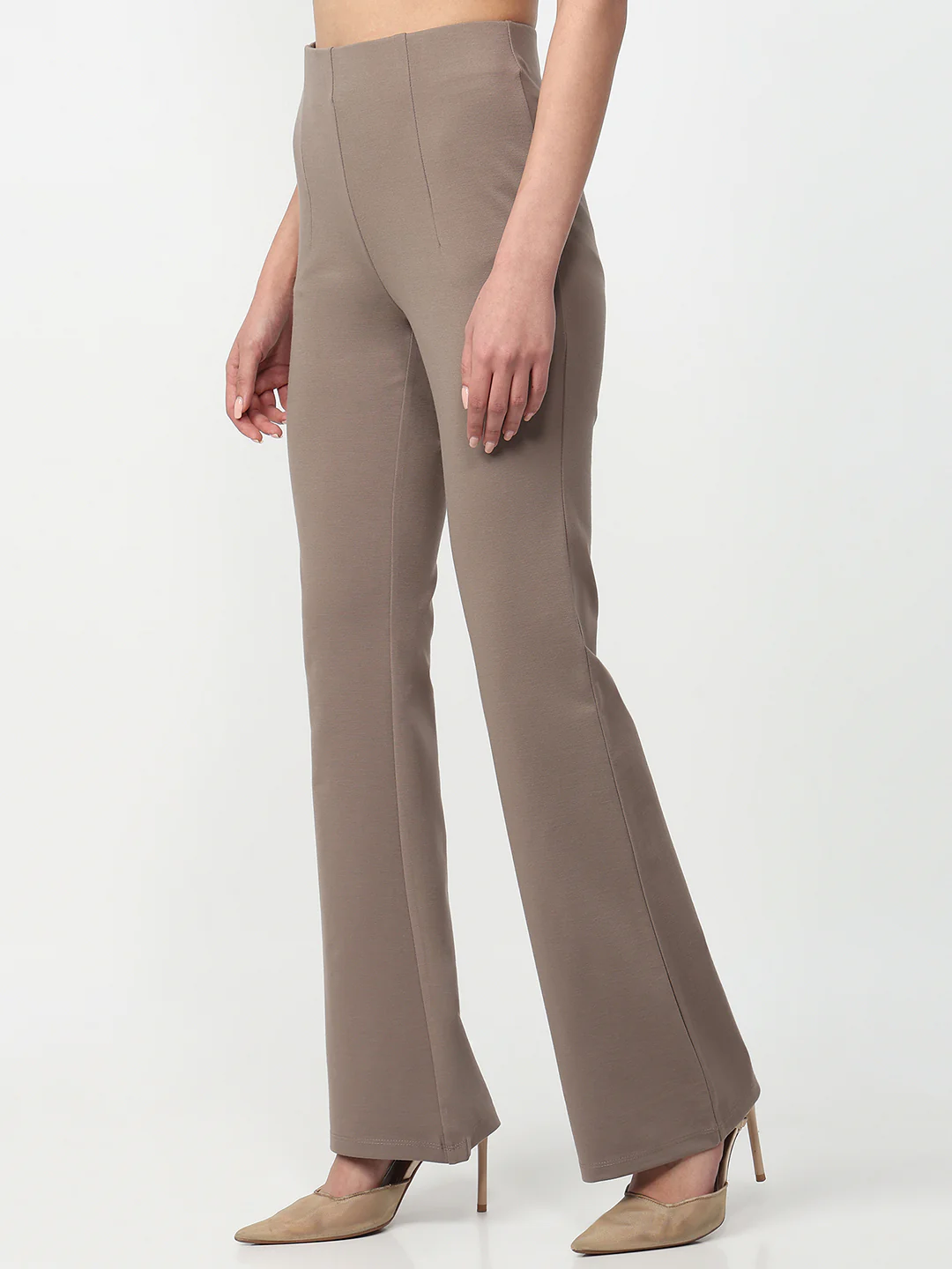 Women E Fawn High-Rise Flare Treggings - Image 8