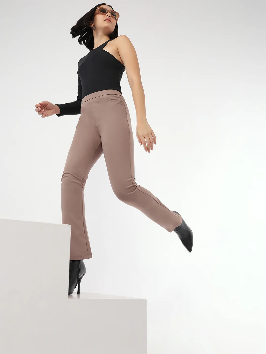 Women E Fawn Mini Flare Treggings