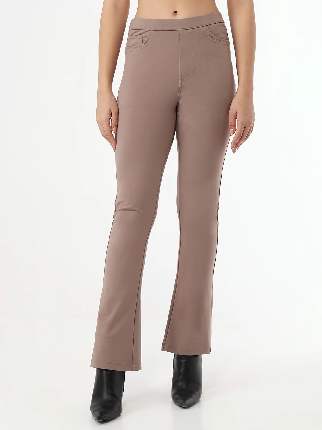 Women E Fawn Mini Flare Treggings - Image 2