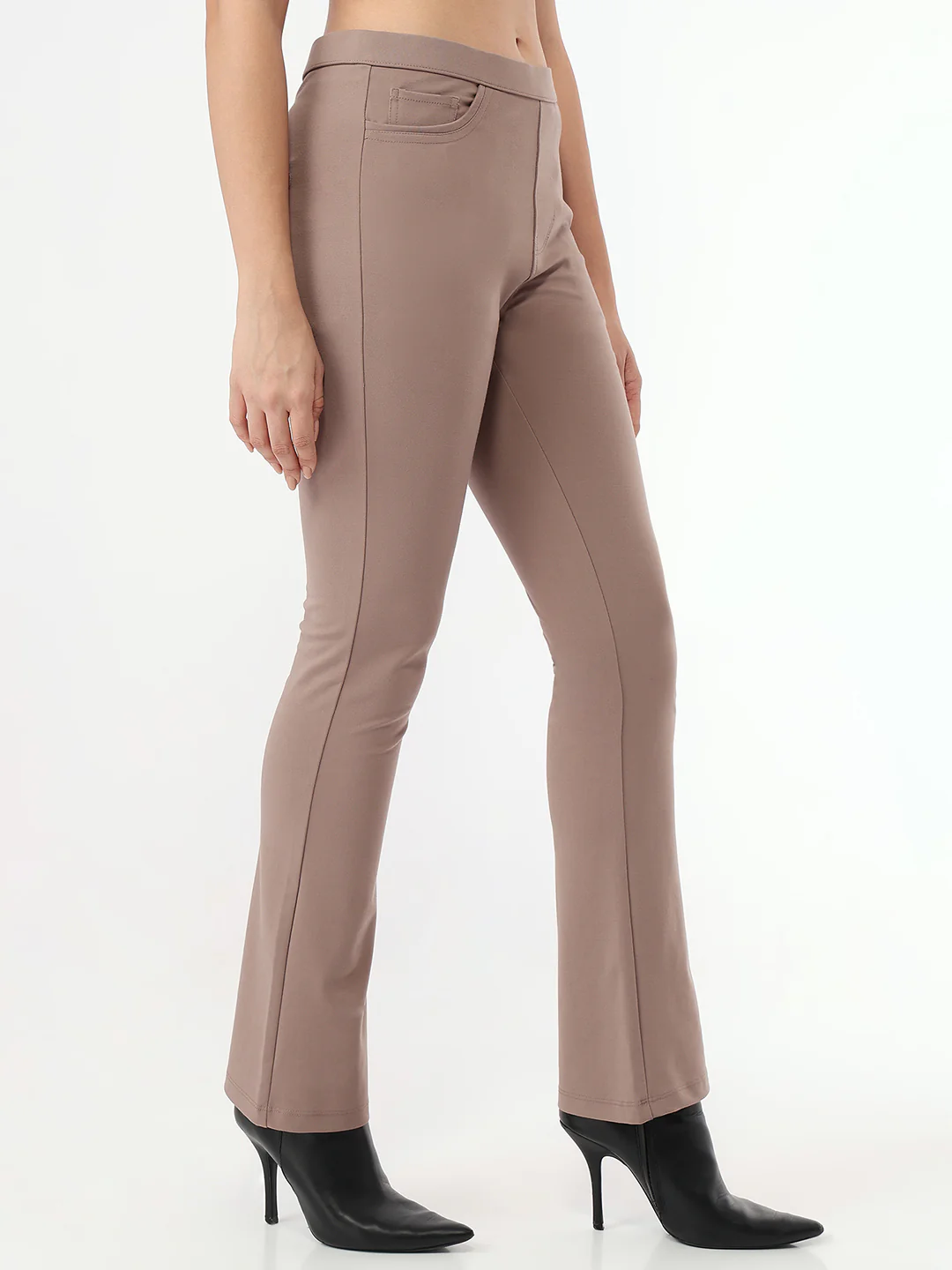 Women E Fawn Mini Flare Treggings - Image 5