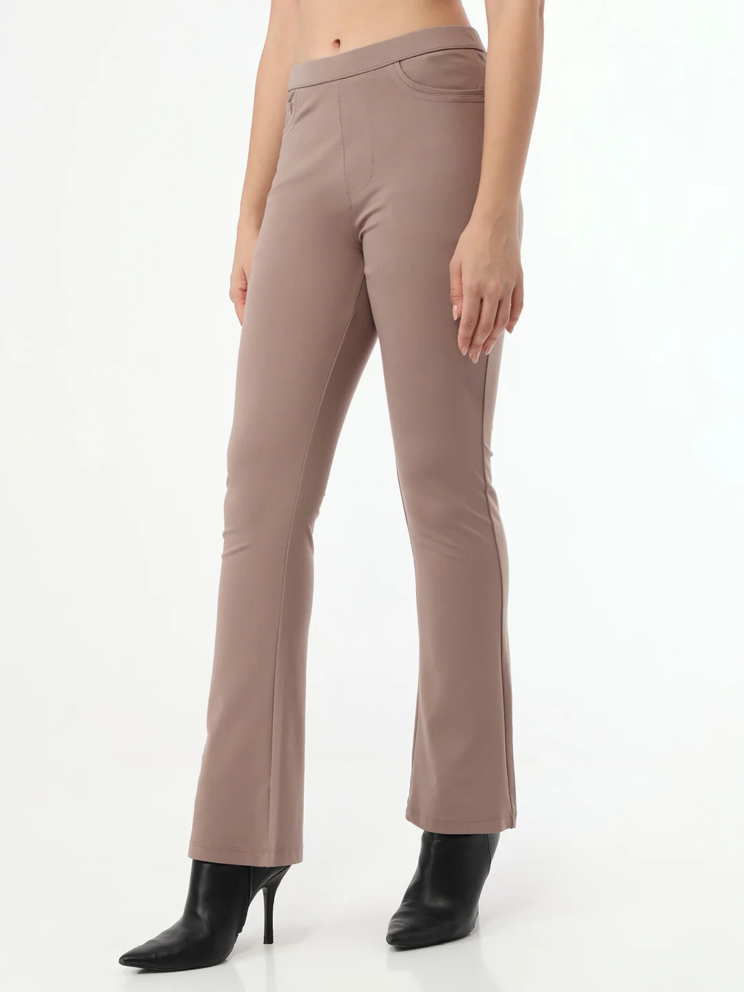 Women E Fawn Mini Flare Treggings - Image 6