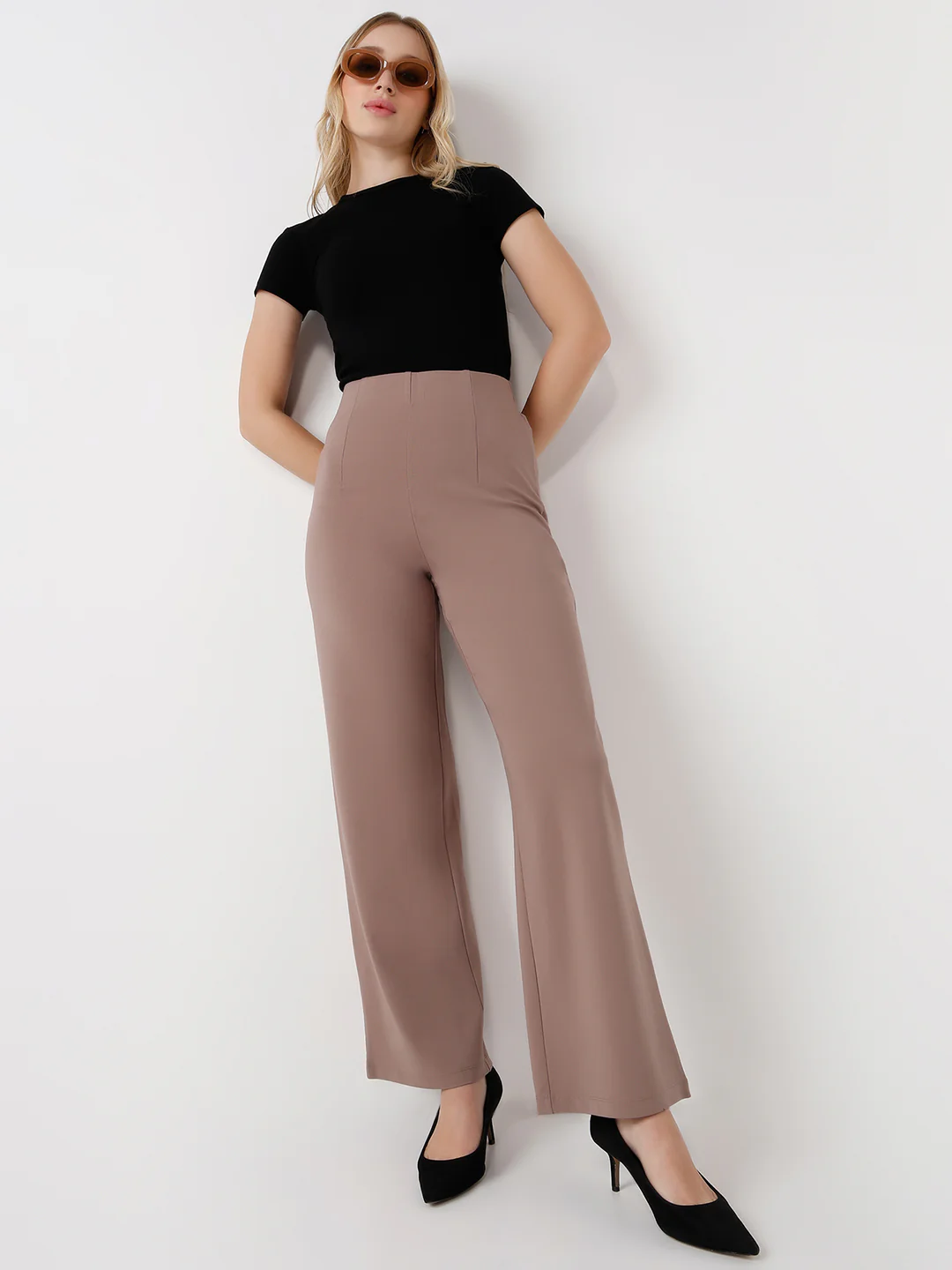 Women E Fawn Wide Leg Treggings