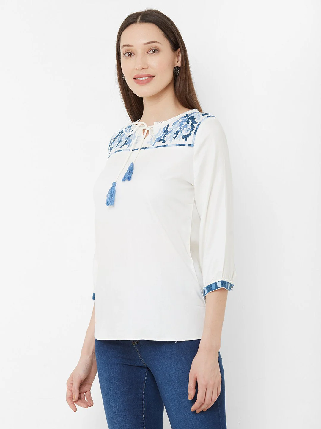 Women Embroidered Top - Image 4