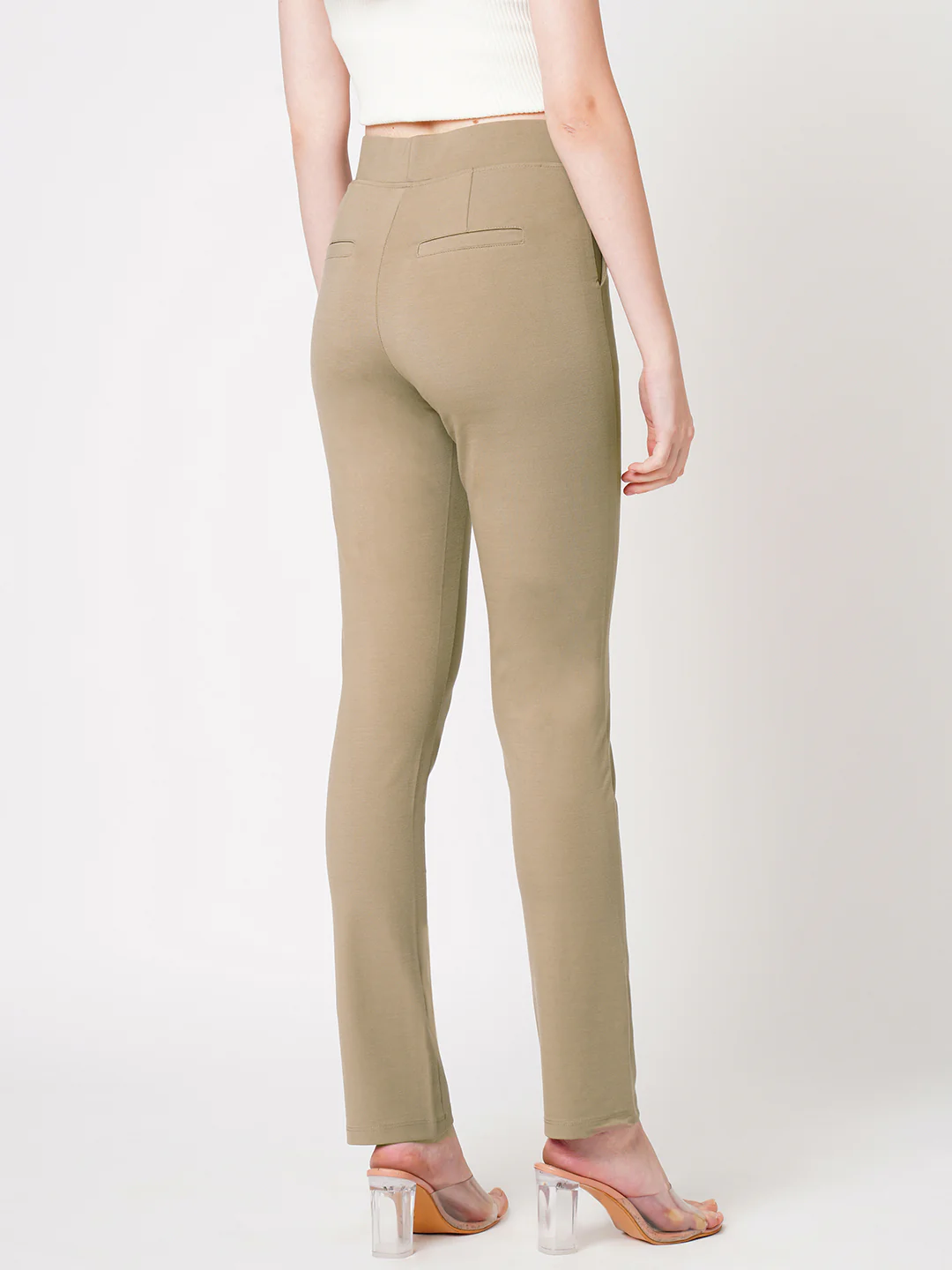 Women Fawn High-Rise Skinny Treggings - Image 3