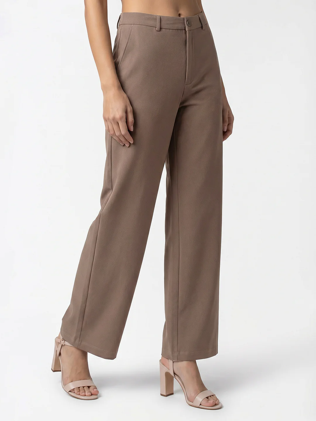 Women Fawn High-Rise Straight Fit Korean Pants - Image 7