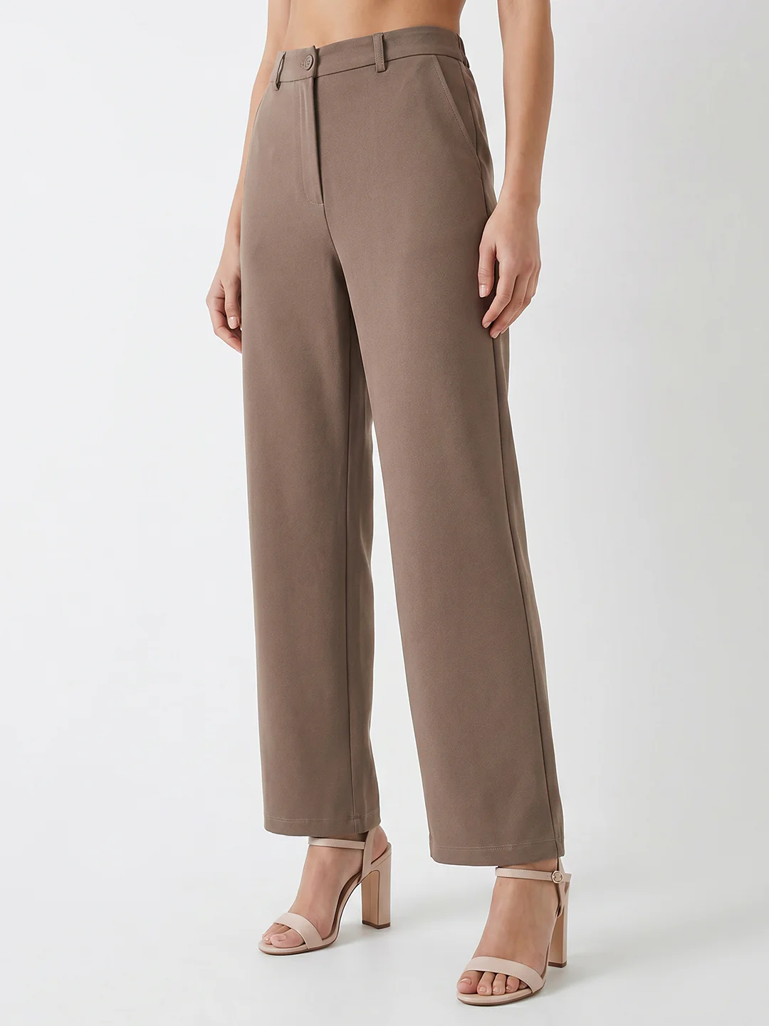 Women Fawn High-Rise Straight Fit Korean Pants - Image 8