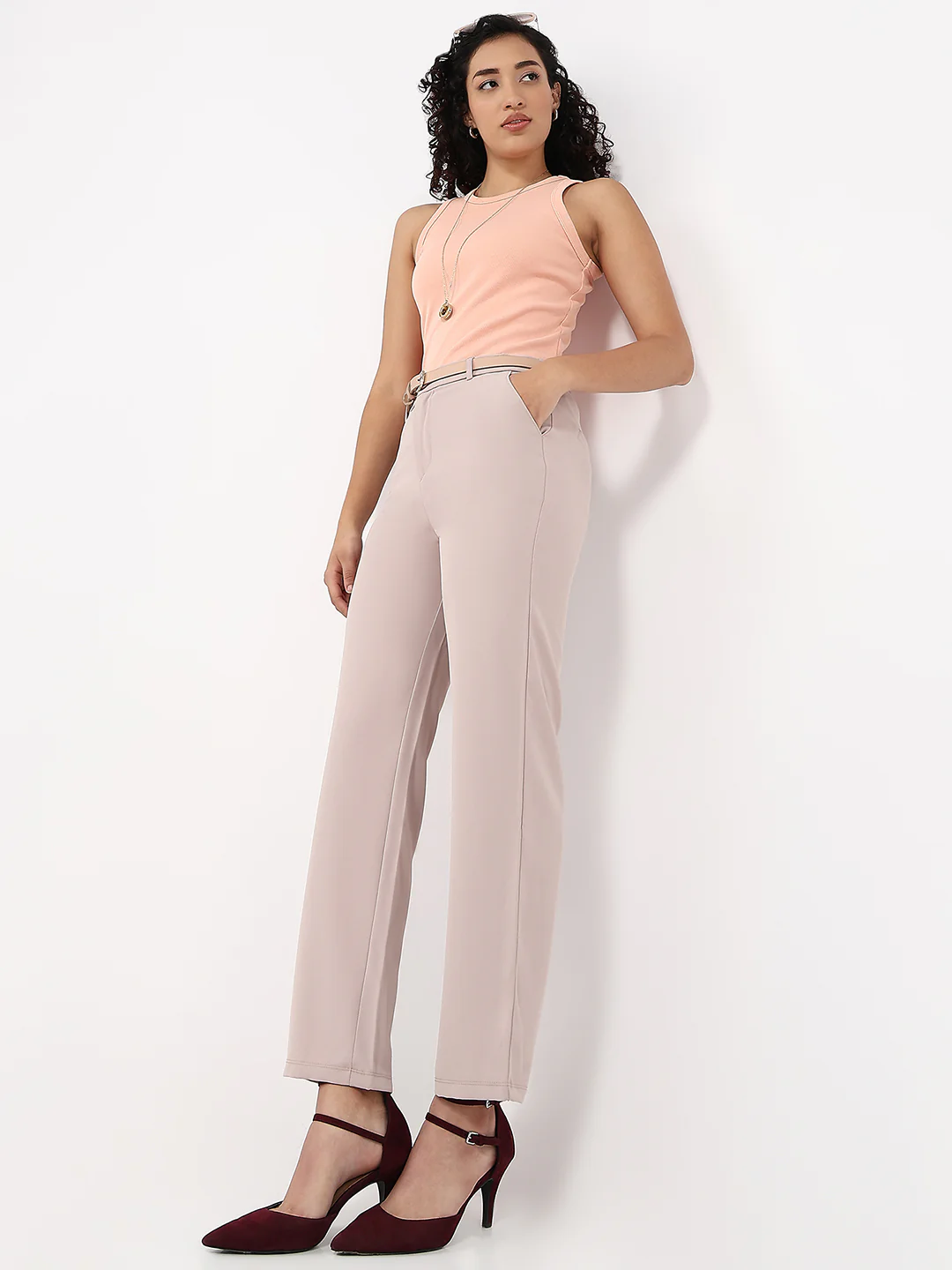 Women Fawn Loose Straight Fit Korean Pants