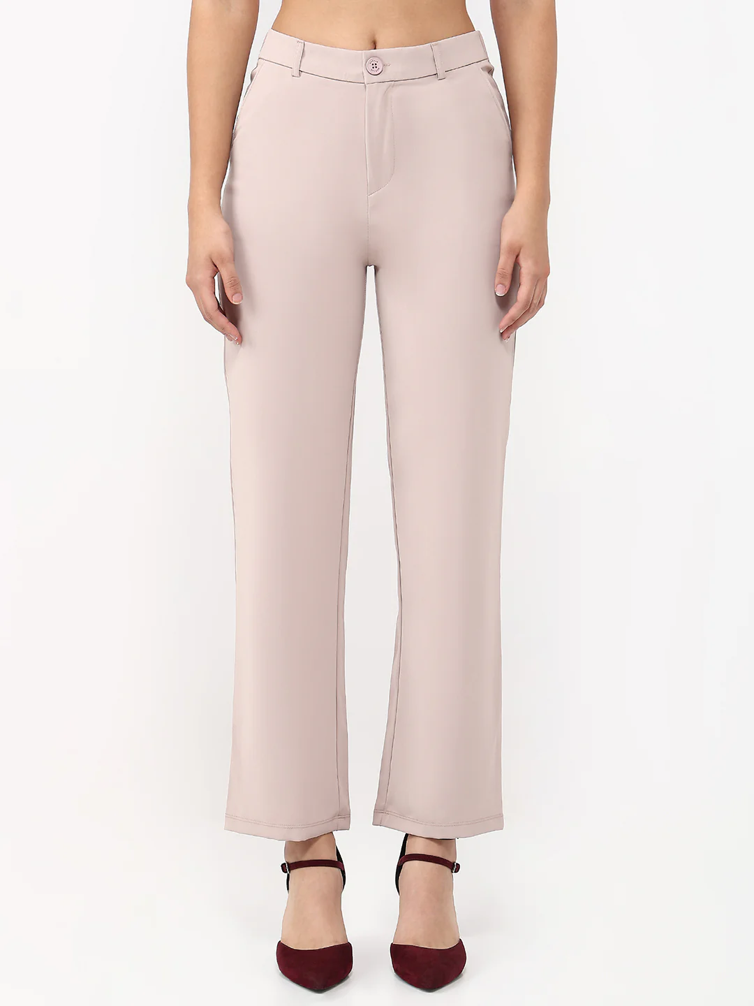 Women Fawn Loose Straight Trousers - Image 2