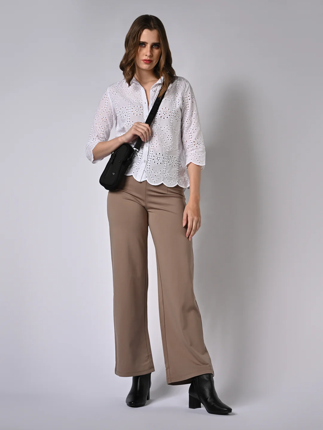 Women Fawn Wide Leg Treggings