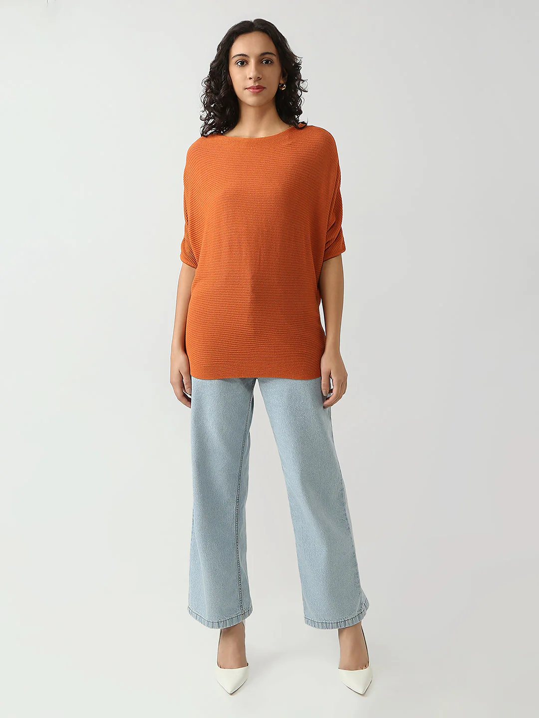 Women Flat Knit Top - Image 2