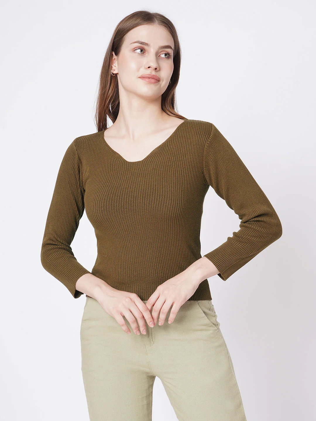 Women Flat Knit Top - Image 2