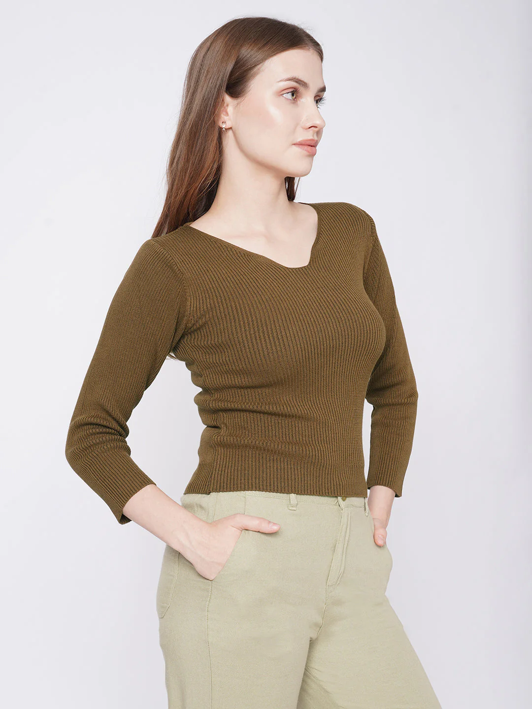 Women Flat Knit Top - Image 4