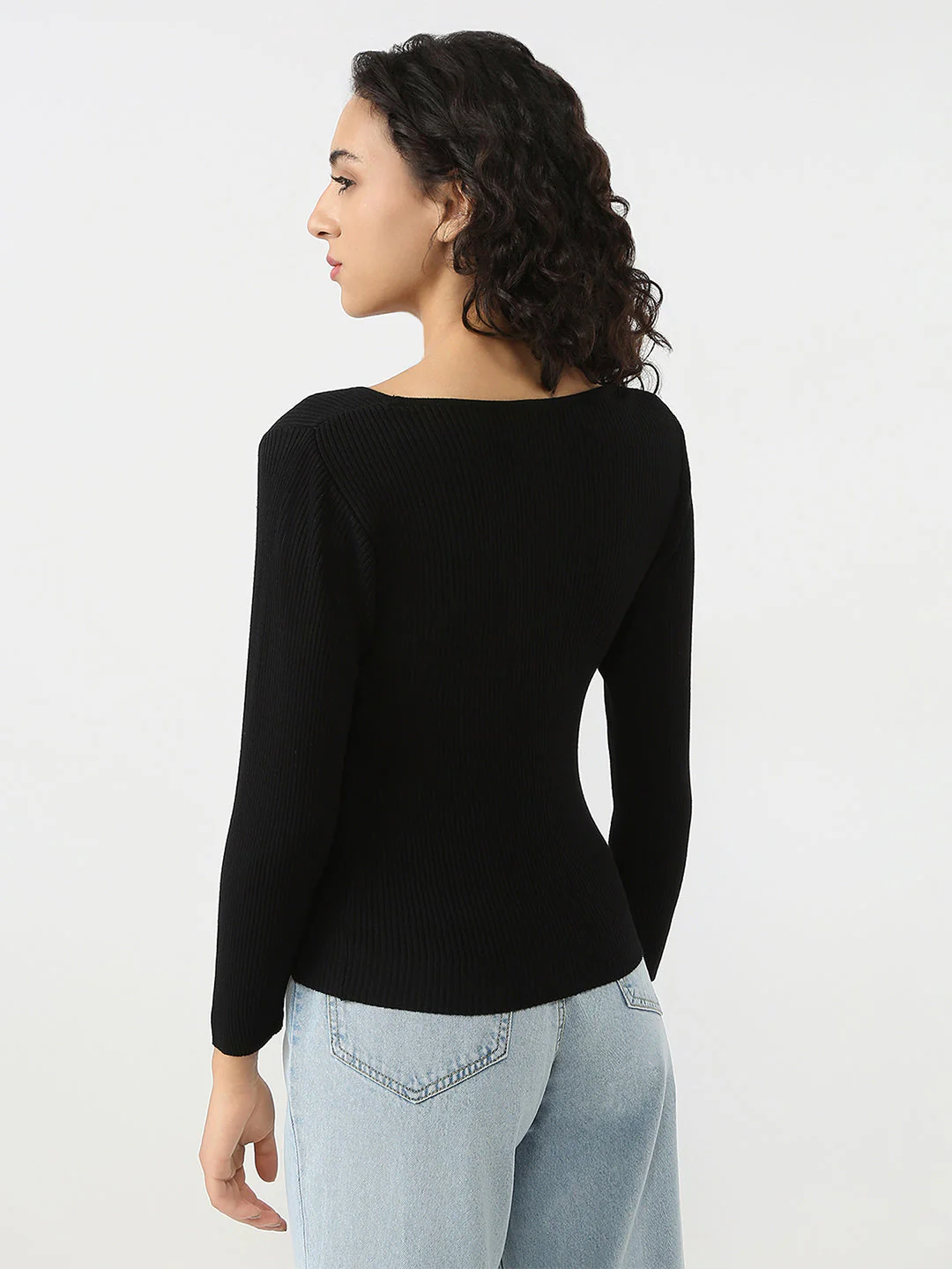Women Flat Knit Top - Image 3