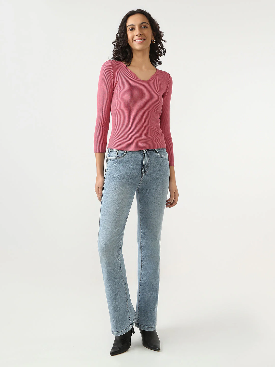 Women Flat Knit Top - Image 2