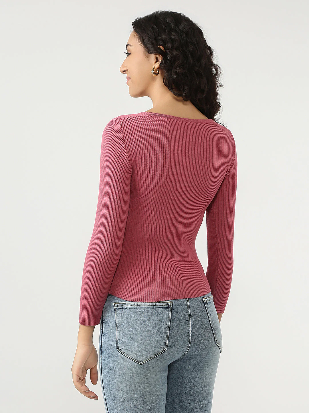 Women Flat Knit Top - Image 3