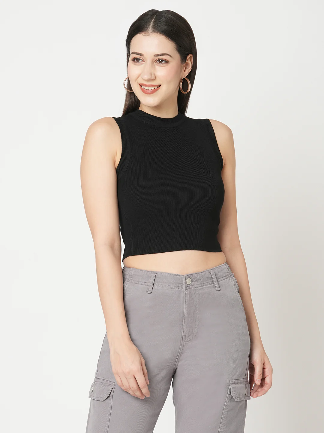 Women Flat Knit Top - Image 2