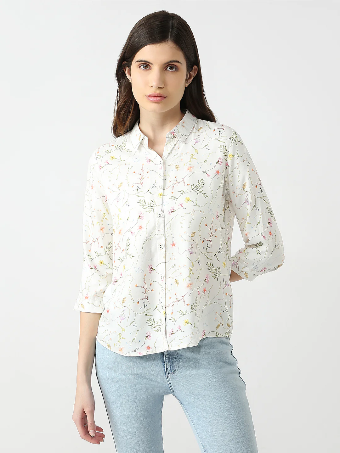 Women Floral Print Shirt - Image 2