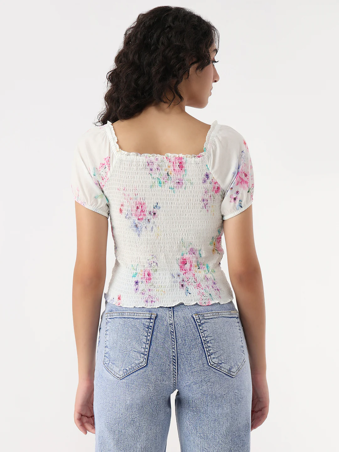 Women Floral Print Top - Image 3