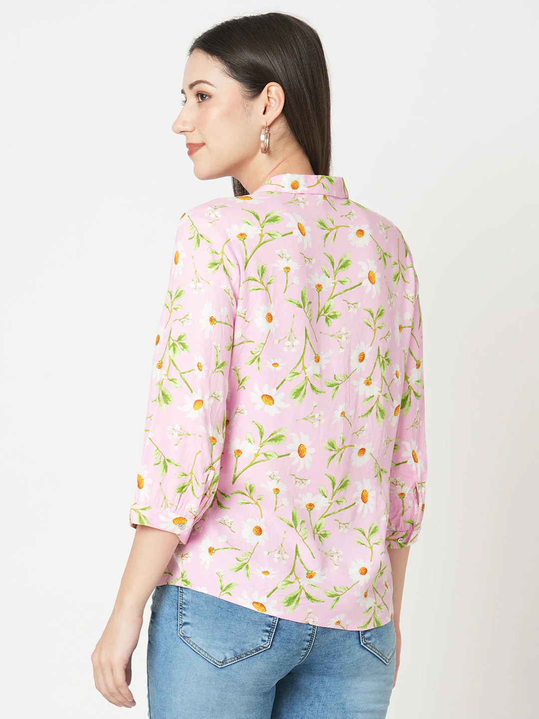 Women Floral Printed Shirt - Image 3