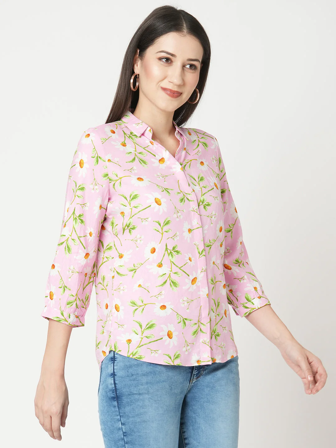Women Floral Printed Shirt - Image 5