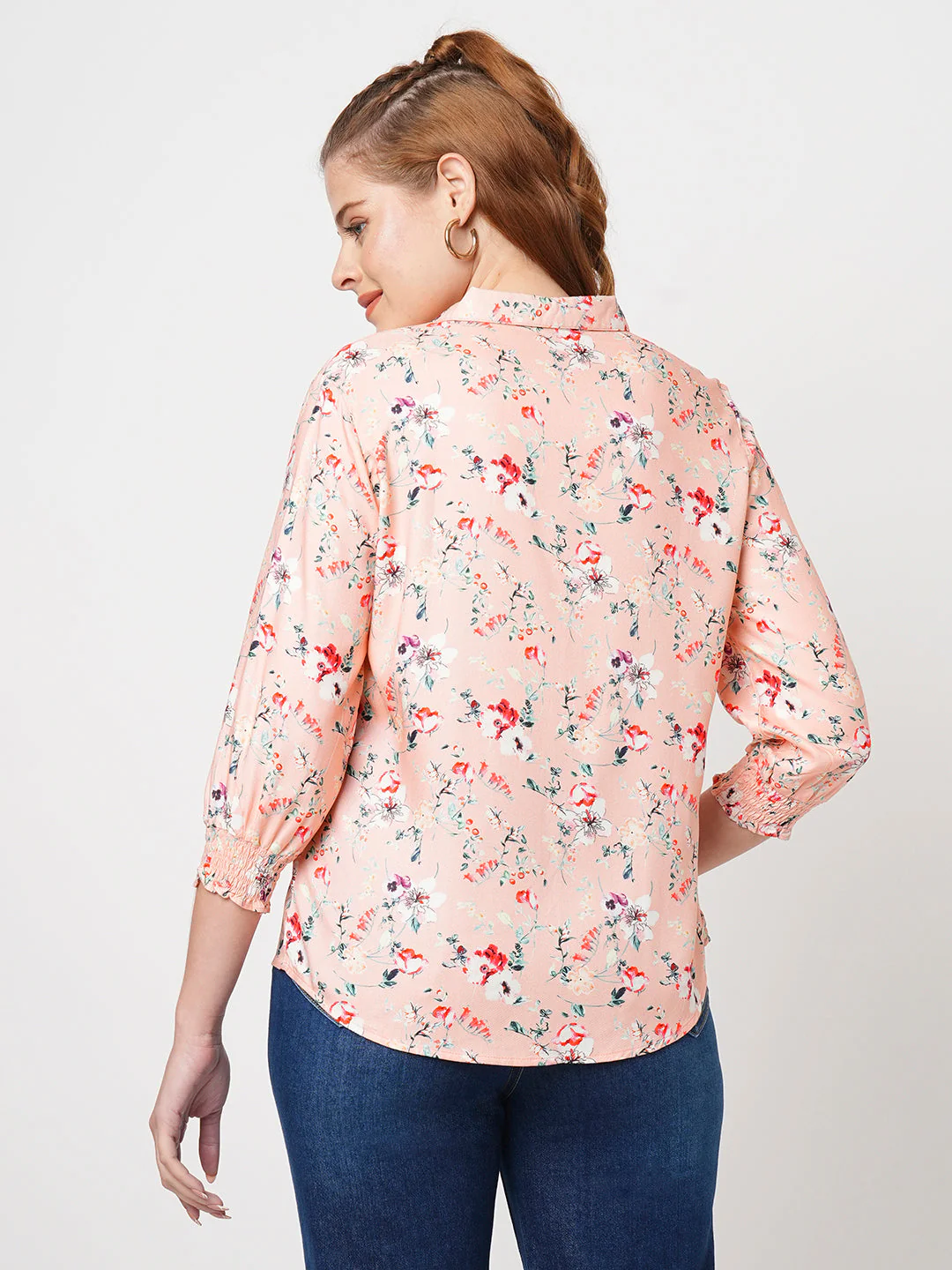 Women Floral Printed Shirt - Image 3