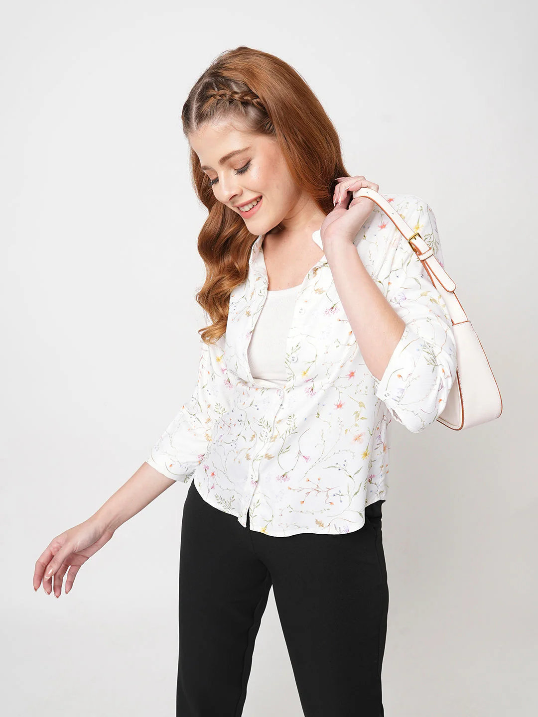 Women Floral Printed Shirt - Image 4