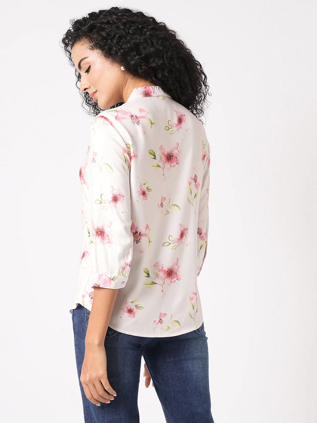 Women Floral Printed Shirt - Image 3