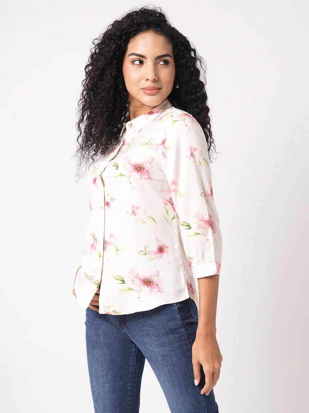 Women Floral Printed Shirt - Image 5