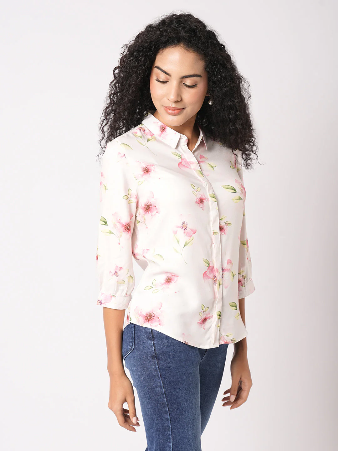 Women Floral Printed Shirt - Image 6