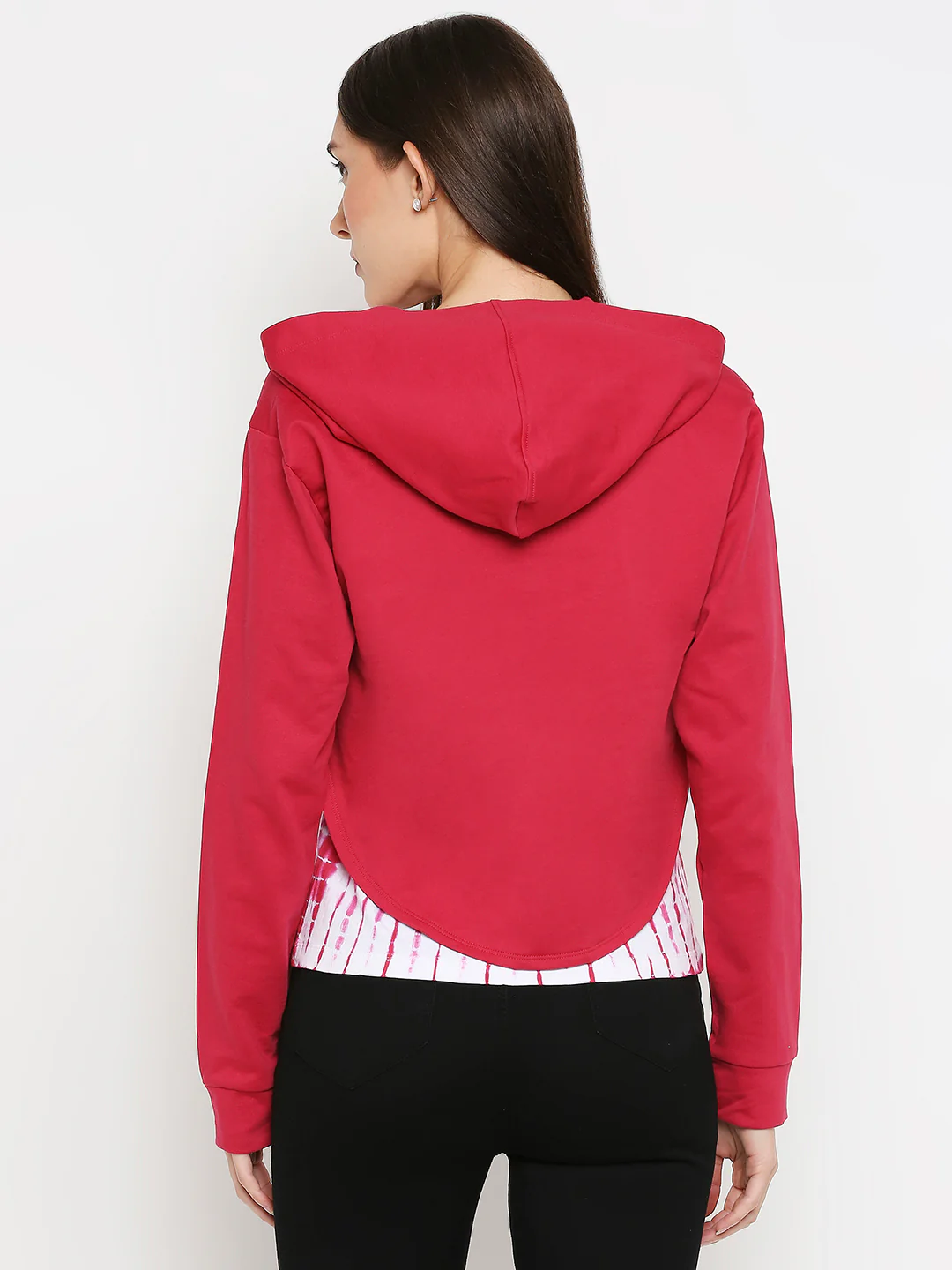 Women Fuchsia Pink Sweatshirt - Image 3