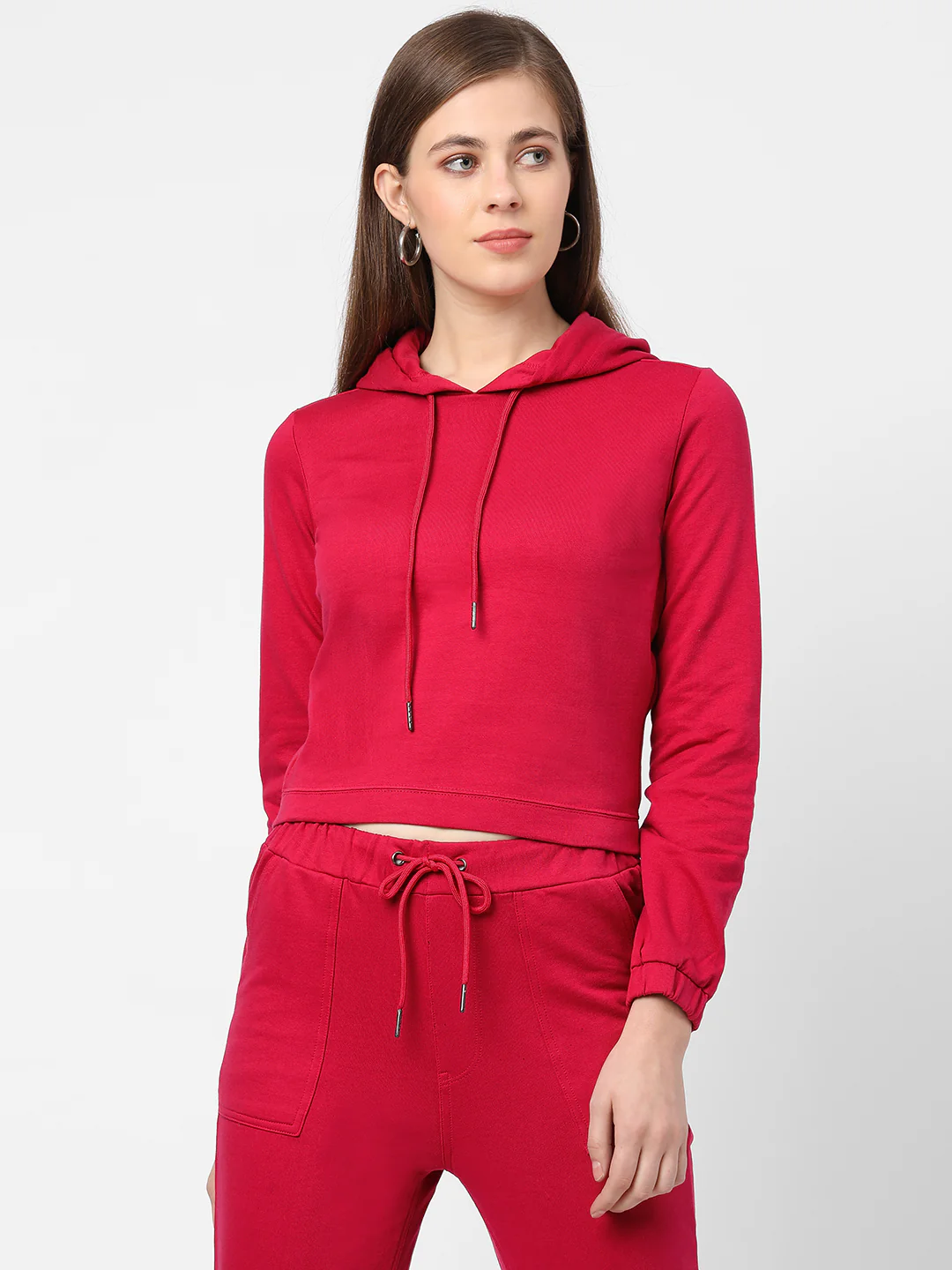 Women Fuchsia Sweatshirt - Image 2