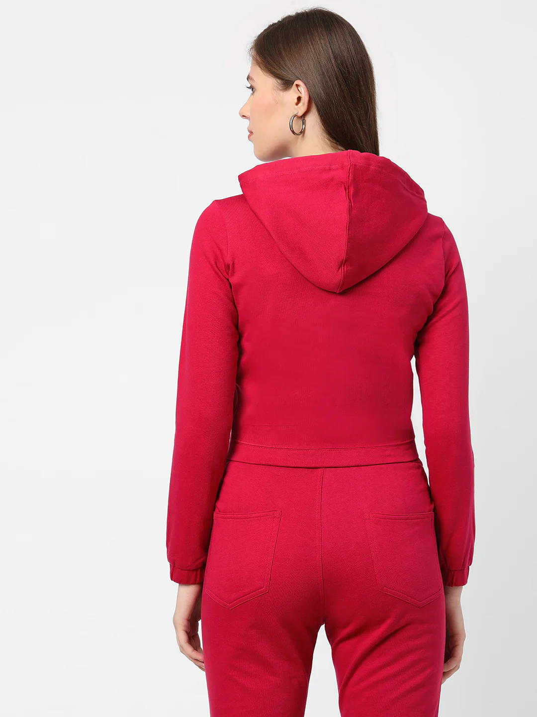 Women Fuchsia Sweatshirt - Image 3