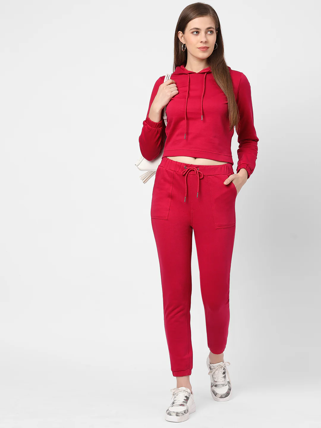 Women Fuchsia Sweatshirt - Image 4