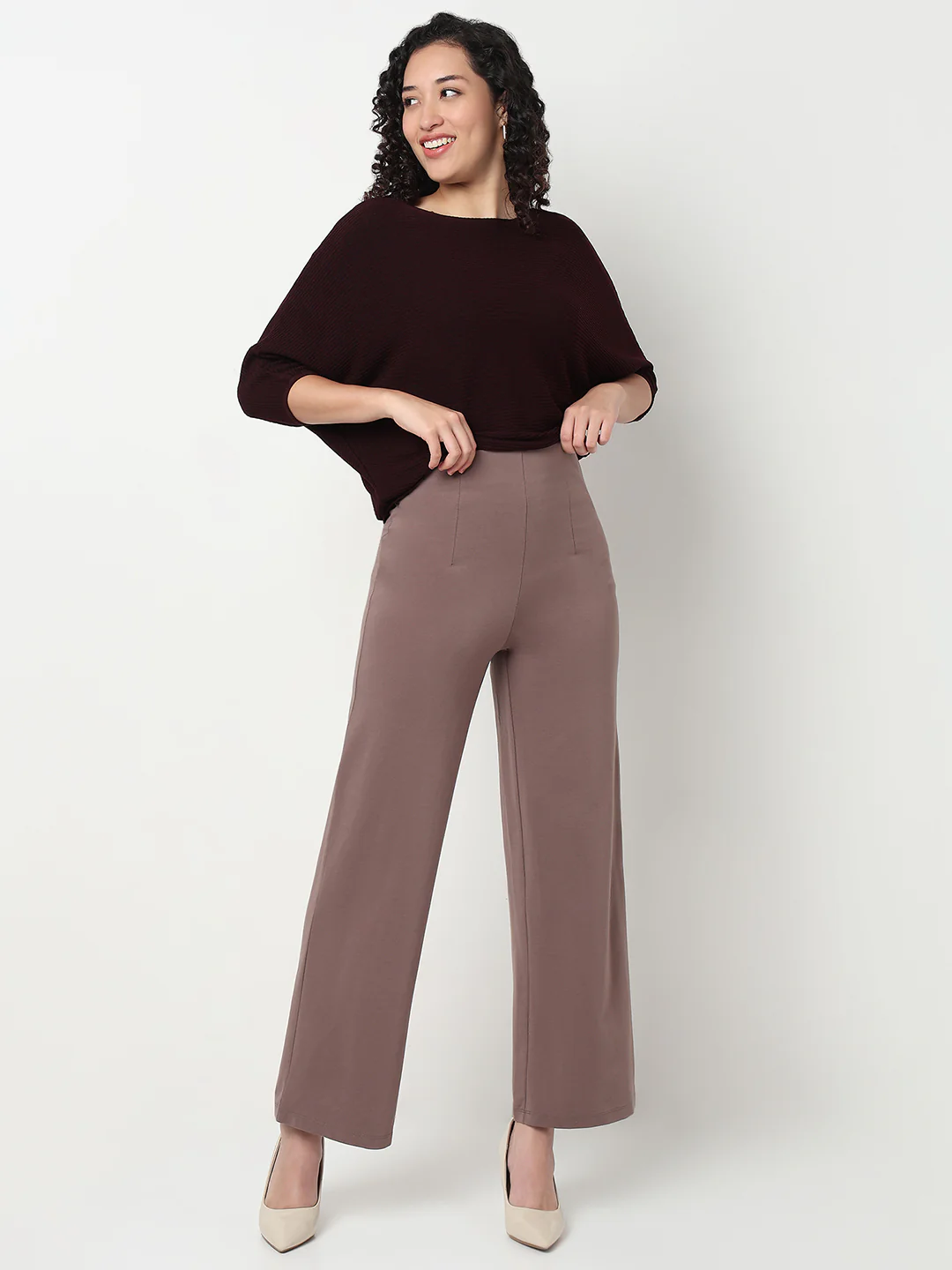 Women G Mouse Wide Leg Treggings