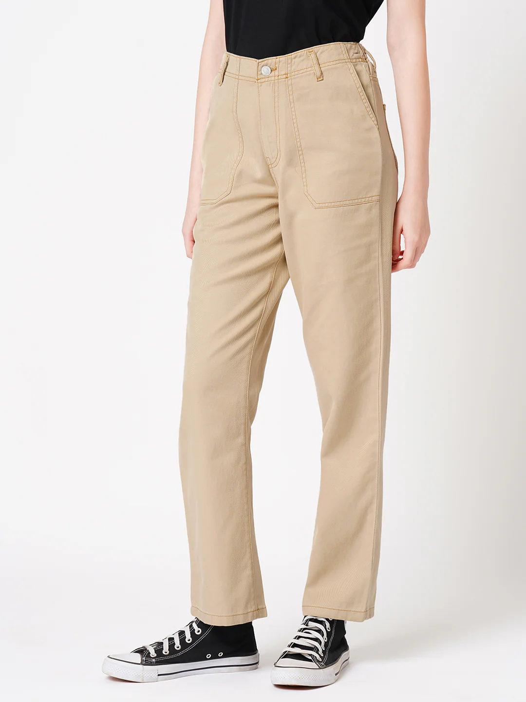 Women Granola High-Rise Straight Fit Jeans - Image 7