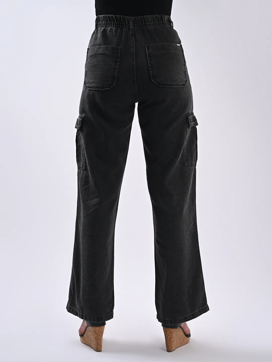 Women Grey Cargo - Image 3