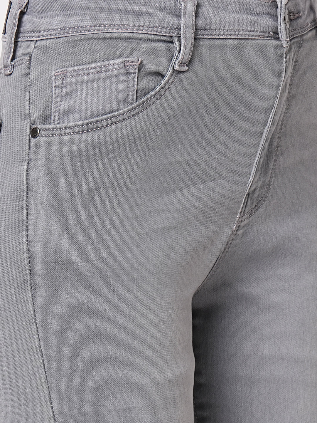 Women Grey High-Rise Skinny Jeans - Image 5