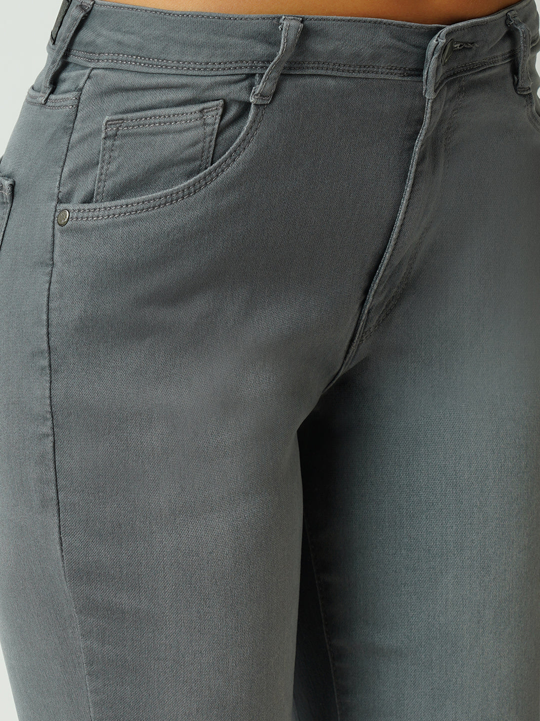 Women Grey High-Rise Skinny Jeans - Image 5
